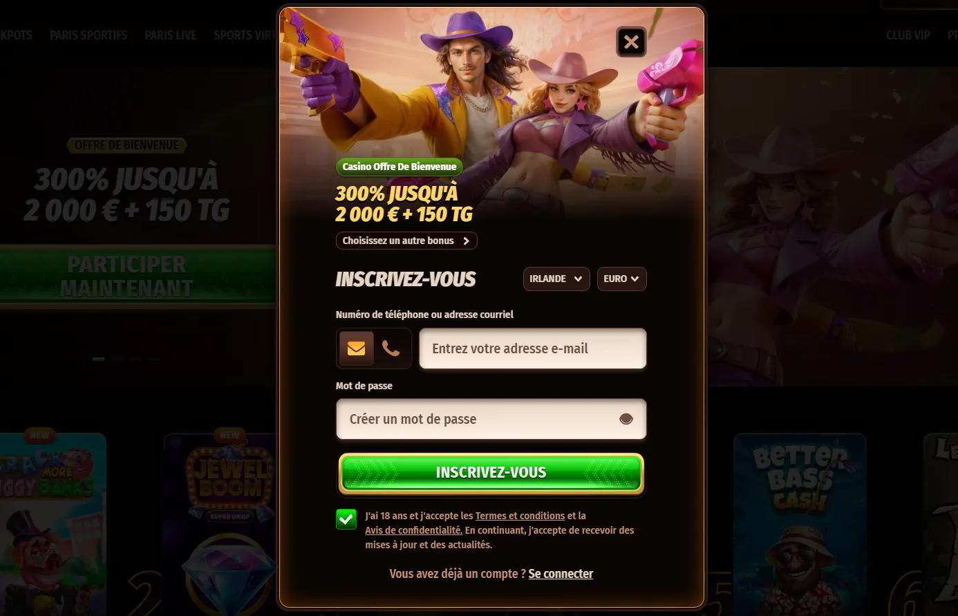 RĂ©ussissez au casino Westase â Gagnez gros avec nos jeux